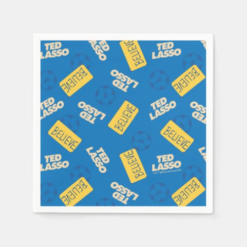 Ted Lasso Soccer Pattern Napkins