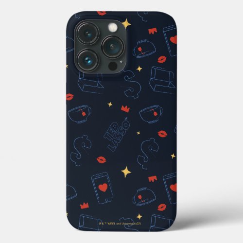 Ted Lasso  Tea and Biscuit Icon Toss Pattern iPhone 13 Pro Case