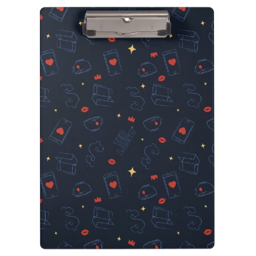 Ted Lasso  Tea and Biscuit Icon Toss Pattern Clipboard