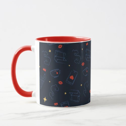 Ted Lasso  Tea and Biscuit Icon Toss Pattern Mug