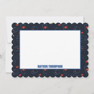 Ted Lasso   Tea and Biscuit Icon Toss Pattern Note Card