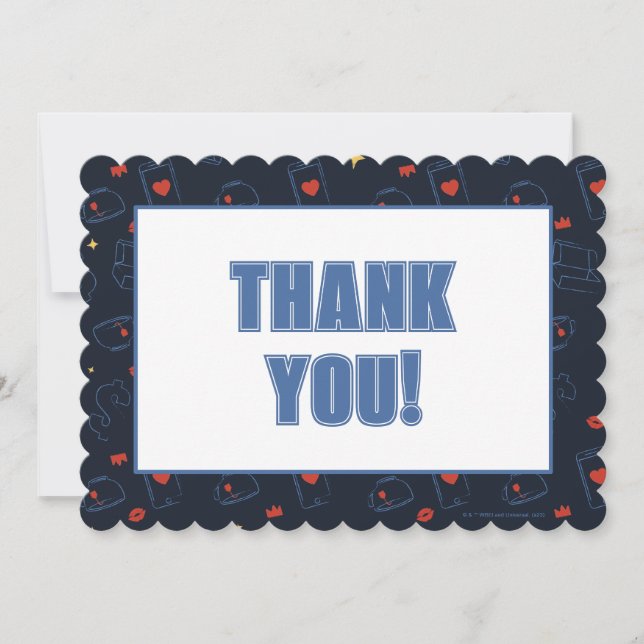 Ted Lasso | Tea and Biscuit Icon Toss Pattern Note Card (Front)