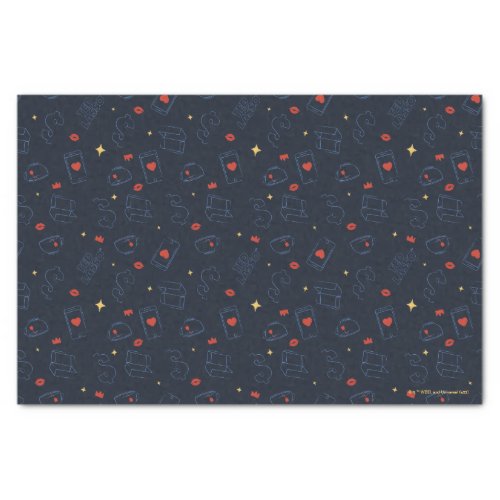 Ted Lasso  Tea and Biscuit Icon Toss Pattern Tissue Paper