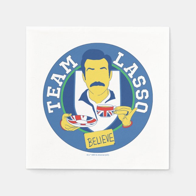 Ted Lasso | Team Lasso - Believe Napkins (Front)