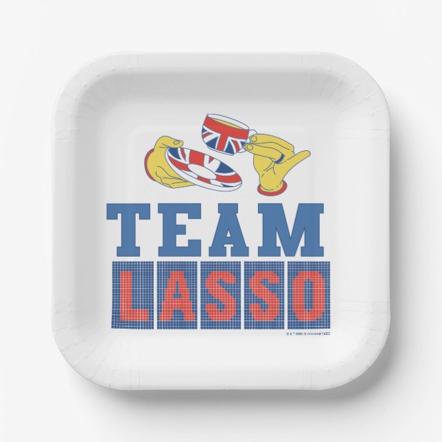 Ted Lasso | Team Lasso Paper Plates (Front)
