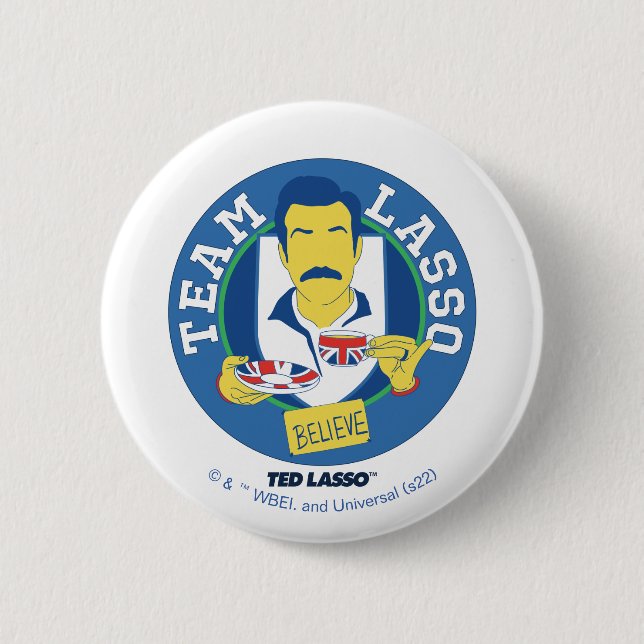 Ted Lasso | Team Lasso Tea Iconic Avatar Button (Front)