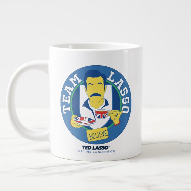 Ted Lasso | Team Lasso Tea Iconic Avatar Giant Coffee Mug (Left)