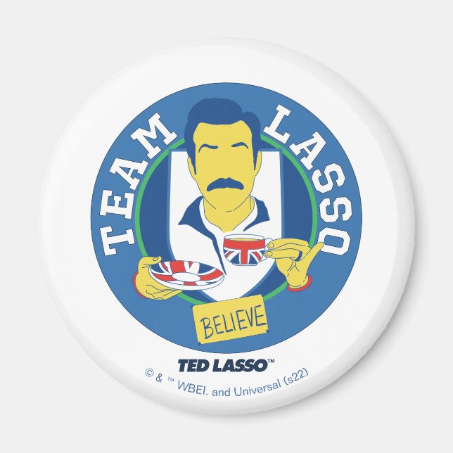 Ted Lasso | Team Lasso Tea Iconic Avatar Magnet (Front)