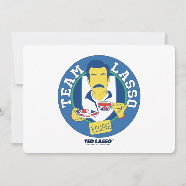 Ted Lasso | Team Lasso Tea Iconic Avatar Note Card (Front)