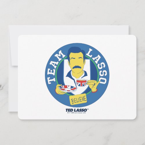 Ted Lasso  Team Lasso Tea Iconic Avatar Note Card