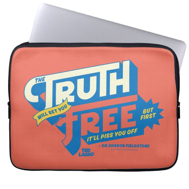 Ted Lasso | The Truth Will Set You Free Laptop Sleeve (Front)
