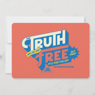 Ted Lasso | The Truth Will Set You Free Note Card