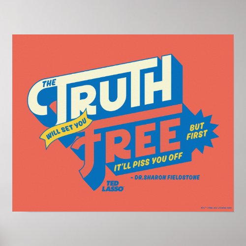 Ted Lasso  The Truth Will Set You Free Poster