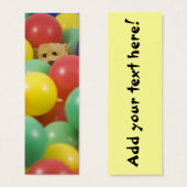 Ted overwhelmed in the ball pool again! - Bookmark (Front & Back)