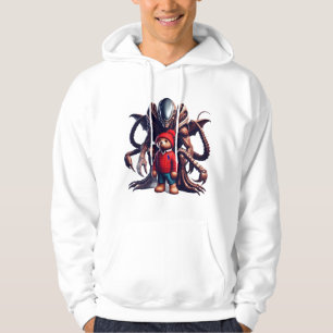 Teddy and Alien 004 Hoodie