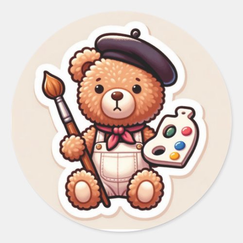 Teddy Artist sticker