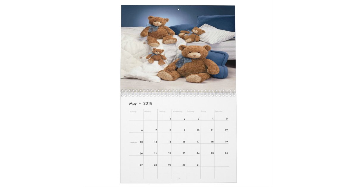 calendar club teddy bear