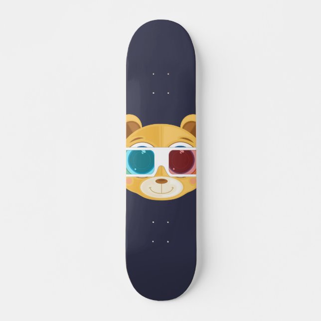 Teddy Bear - 3D Skateboard (Front)