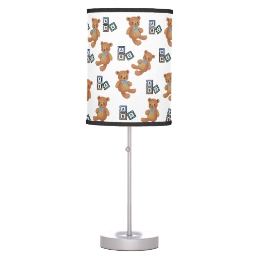 Teddy Bear & ABC Table Lamp (Front)