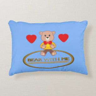 Teddy Bear  Accent Pillow