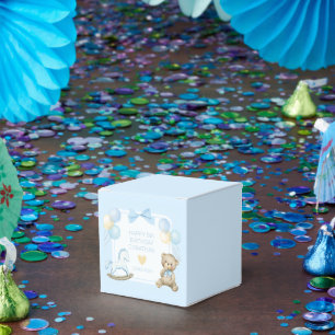 Teddy Bear And Rocking Horse Favor Boxes