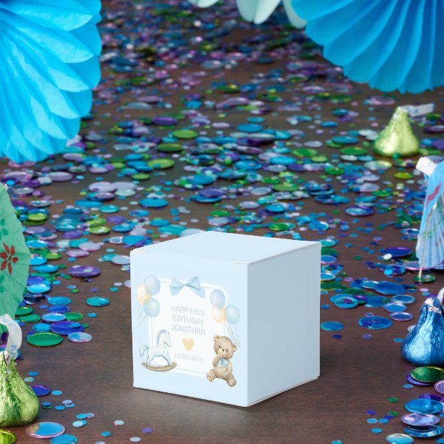 Teddy Bear And Rocking Horse Favor Boxes (Party)