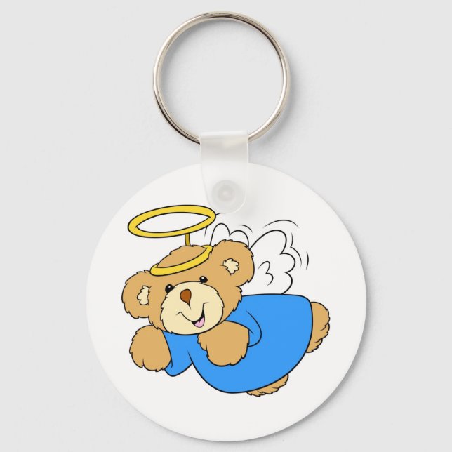 Teddy Bear Angel Keychain (Front)