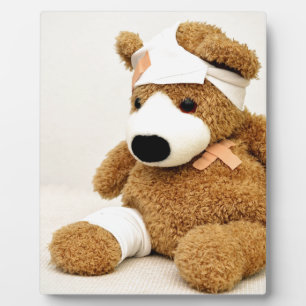 teddy bear animal custom personalize plaque
