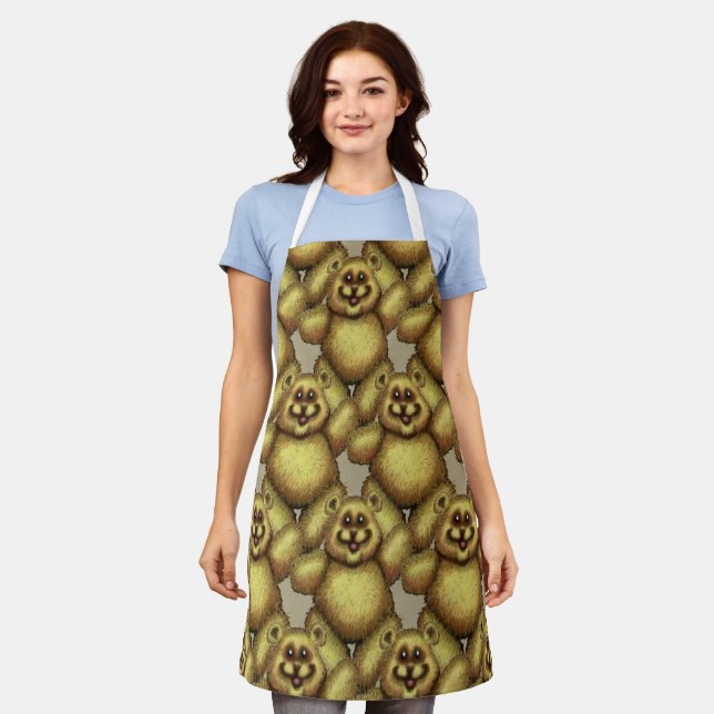 Teddy Bear Apron (Worn)