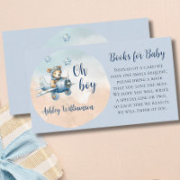 Teddy Bear Aviator Books for Baby Shower 