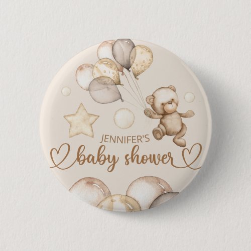 Teddy Bear Baby Bear Baby Shower Balloon 