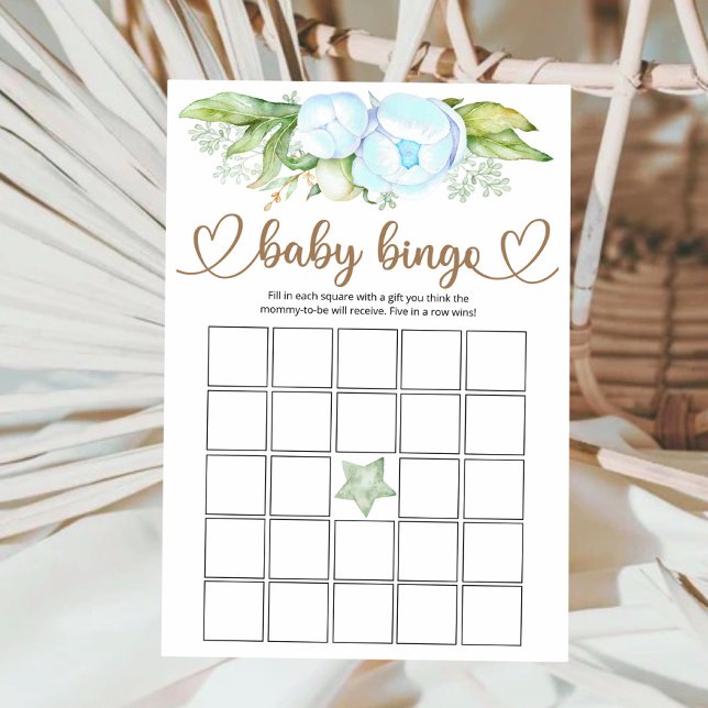 Teddy Bear Baby Bear Baby Shower Bingo Game (Creator Uploaded)