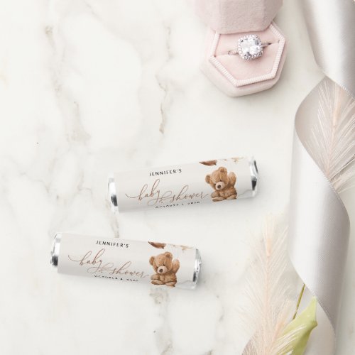 Teddy Bear, Baby Bear, Brown Balloons, Baby Shower