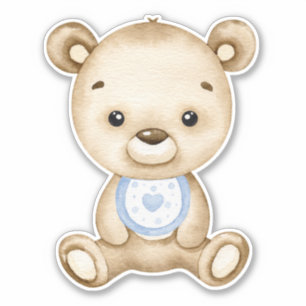 Teddy Bear Baby Bear Cute Animal  Sticker