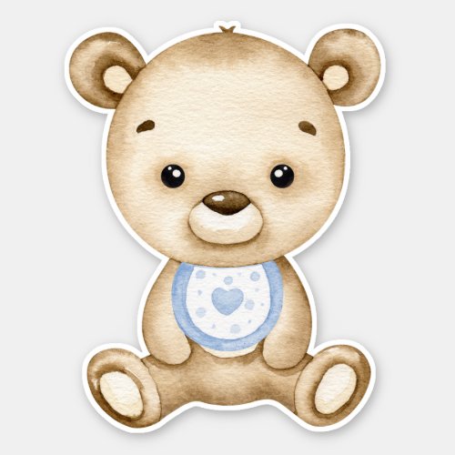 Teddy Bear Baby Bear Cute Animal  Sticker