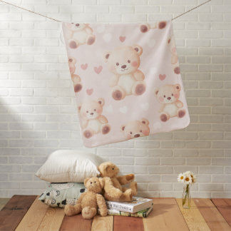 teddy bear baby blanket
