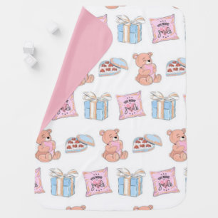Teddy bear baby blanket