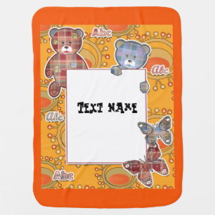 Teddy bear, baby blanket