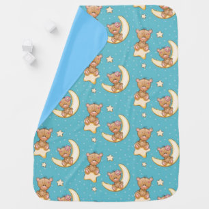 Teddy bear baby blanket
