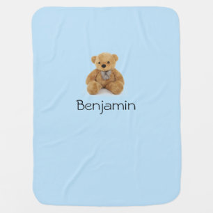 Teddy bear baby blanket