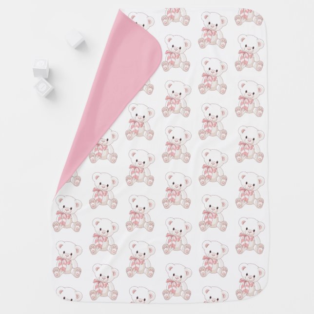 Teddy Bear Baby Blanket (In Situ)