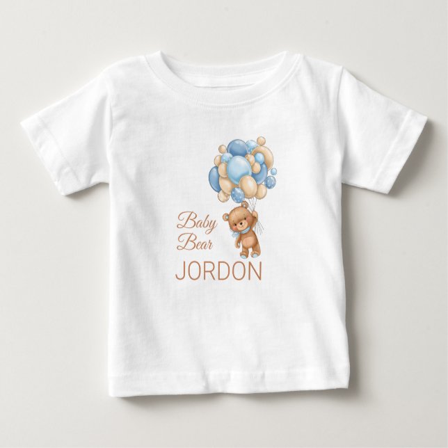 teddy bear baby boy  T-Shirt (Front)