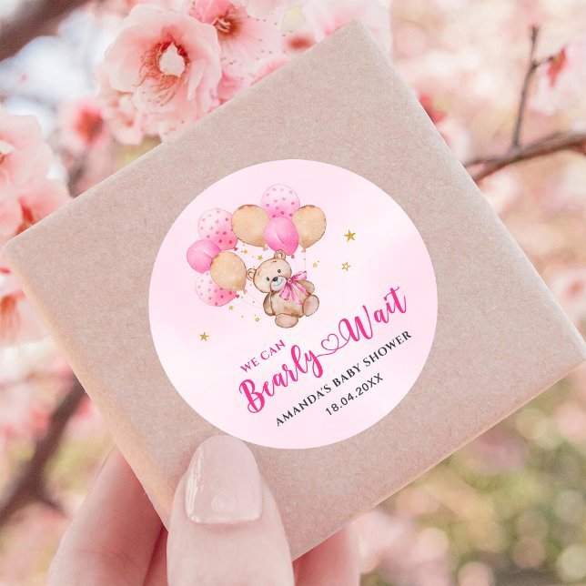 Teddy Bear Baby Classic Round Sticker (Creator Uploaded)