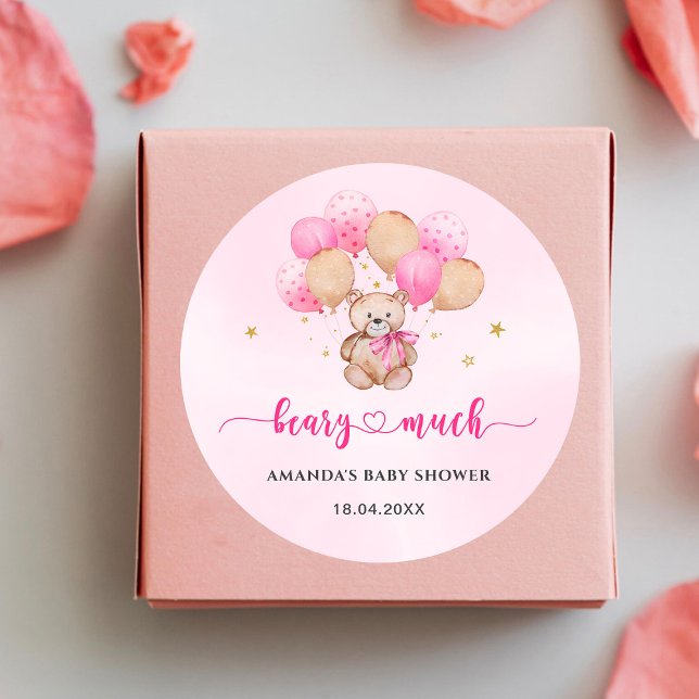 Teddy Bear Baby Classic Round Sticker (Creator Uploaded)