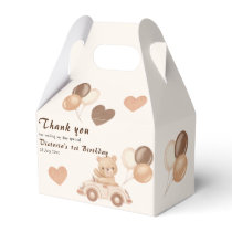 Teddy Bear Baby First Birthday Favor Boxes