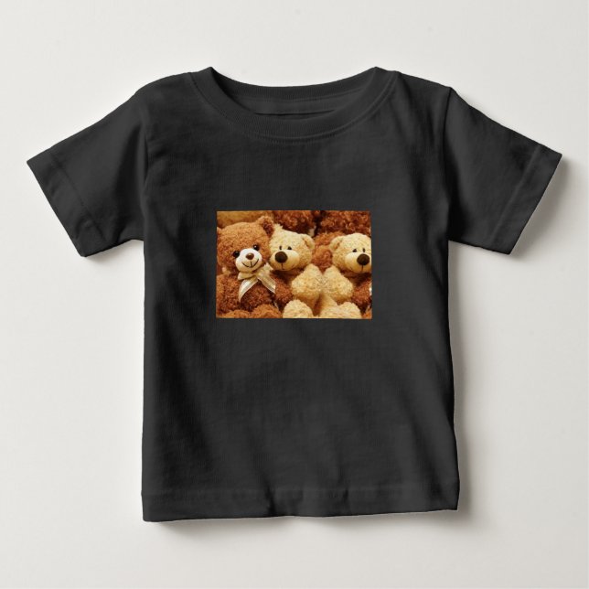 Teddy bear baby jersey t-shirt (Front)