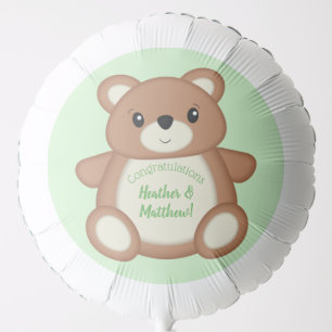 Teddy Bear Baby Shower Balloon