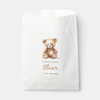 Teddy Bear Baby Shower Favor Bags