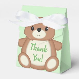 Teddy Bear Baby Shower Favor Boxes