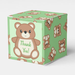 Teddy Bear Baby Shower Favor Boxes